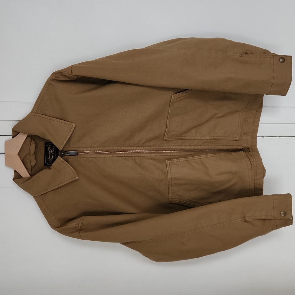 American Eagle Brown Brushed Duck  Jacket - NWT
